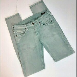True Religion Jude Low Rise Skinny Jeans Light Wash Made in Italy Size 27
